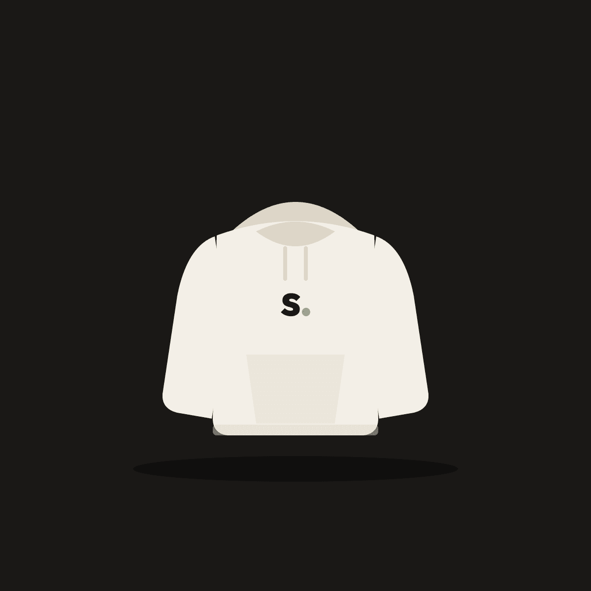 tlf. Hoodie — Bone