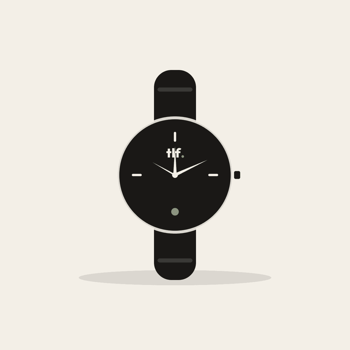 tlf. Watch — Ink Dial